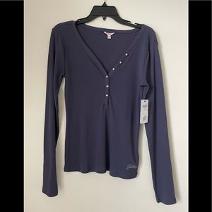 Guess T shirt long sleeve women size L